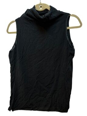 Narciso Rodriguez Italy black cowl neck sleeveless top Y2K 8